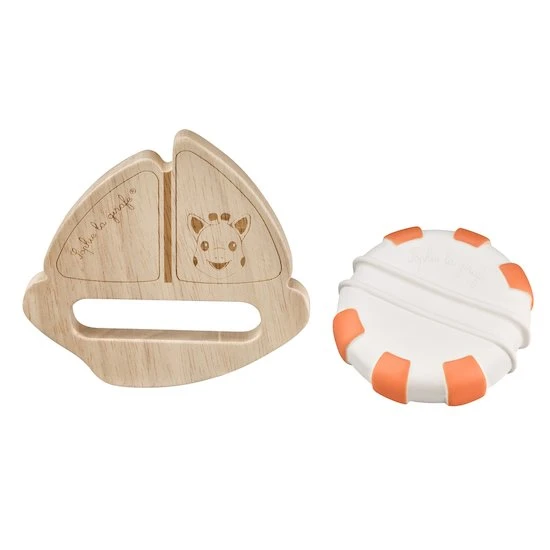 Sophie La Girafe Bateau Rubber & Wood So'pure 2 Sophie La Girafe Bateau Rubber & Wood So'pure – Image 2