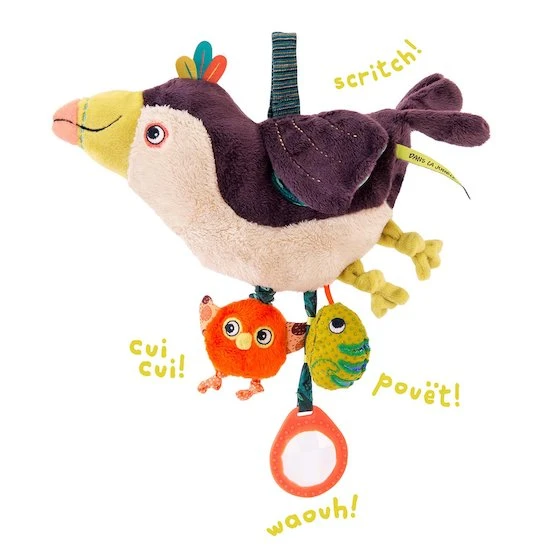 Moulin Roty Toucan Pakou D'activités à Suspendre Dans La Jungle 1 Moulin Roty Toucan Pakou D'activités à Suspendre Dans La Jungle