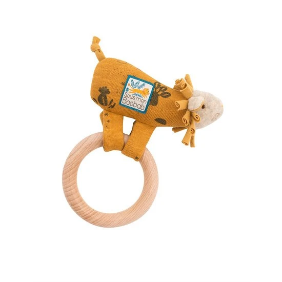 Moulin Roty Anneau-hochet En Bois Lion Sous Mon Baobab 1 Moulin Roty Anneau-hochet En Bois Lion Sous Mon Baobab