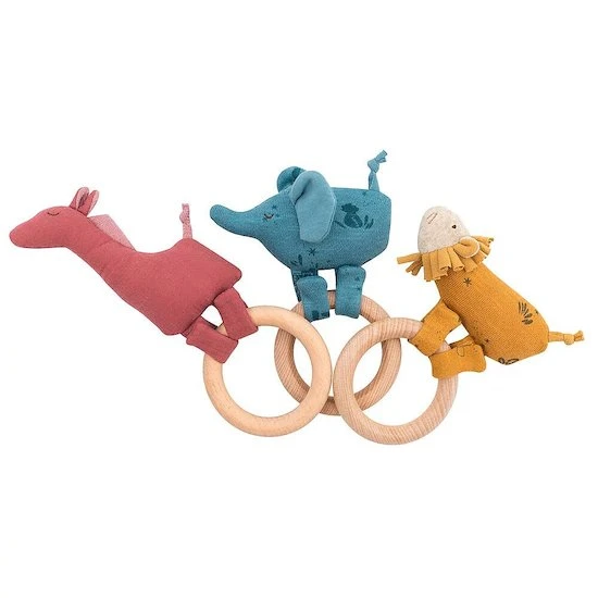 Moulin Roty Anneau-hochet En Bois Lion Sous Mon Baobab 2 Moulin Roty Anneau-hochet En Bois Lion Sous Mon Baobab – Image 2