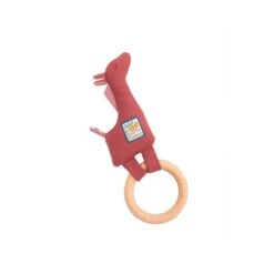 Moulin Roty Anneau-hochet En Bois Girafe Sous Mon Baobab