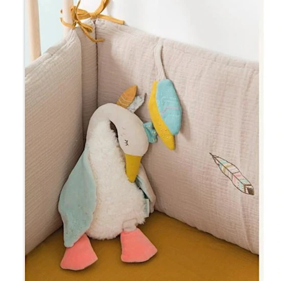 Moulin Roty Peluche Musicale Oie Le Voyage D'Olga 2 Moulin Roty Peluche Musicale Oie Le Voyage D'Olga – Image 2