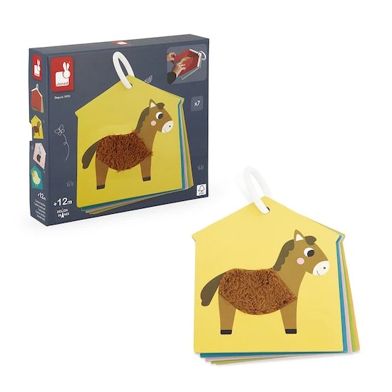Janod 7 Cartes Tactiles Les Animaux De La Ferme 2 Janod 7 Cartes Tactiles Les Animaux De La Ferme – Image 2
