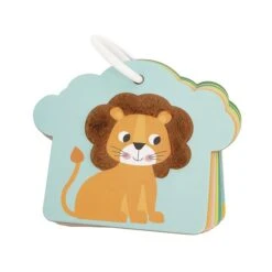 Janod 7 Cartes Tactiles Les Animaux De La Savane