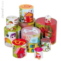 Janod Pyramide Ronde L'arbre Magique -Optimal Jouet Magasin 3700217329181 3700217329181 4BaseMedia 550Wx550H