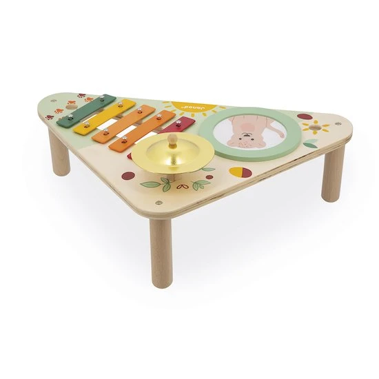 Janod Table Musicale En Bois Avec 3 Jouets Musicaux 7 Janod Table Musicale En Bois Avec 3 Jouets Musicaux – Image 7