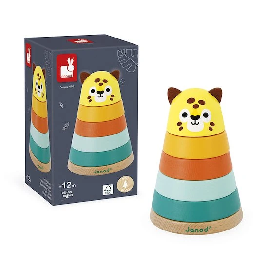 Janod Empilable Jaguar Tropik 2 Janod Empilable Jaguar Tropik – Image 2