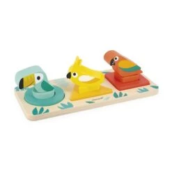 Janod Jeu De Formes à Empiler Oiseaux Tropicaux -Optimal Jouet Magasin 3700217382667 3700217382667 3BaseMedia 550Wx550H