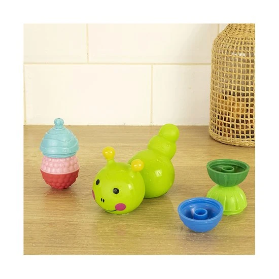 LALABOOM Jeu De Bain Chenilles Et Perles 8 Pièces 2 LALABOOM Jeu De Bain Chenilles Et Perles 8 Pièces – Image 2