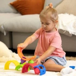 LALABOOM 5 Arches Arc-En-Ciel Et Perles - 13Pces -Optimal Jouet Magasin 4897067861530 4897067861530 7BaseMedia 550Wx550H