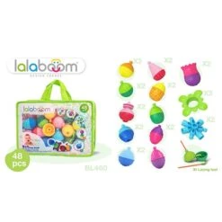 LALABOOM Sac De 48 Perles éducatives -Optimal Jouet Magasin 4897067861660 4897067861660 4BaseMedia 550Wx550H