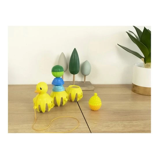 LALABOOM Canard à Tirer Avec Perles à Assembler 10 Pièces 2 LALABOOM Canard à Tirer Avec Perles à Assembler 10 Pièces – Image 2