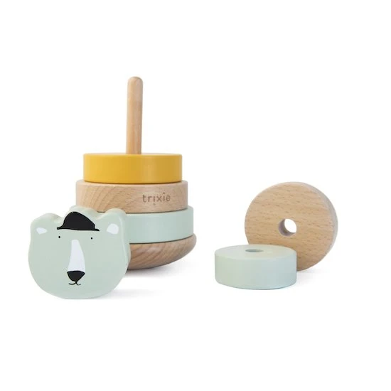 Trixie Tour à Empiler En Bois - Mr. Polar Bear 2 Trixie Tour à Empiler En Bois - Mr. Polar Bear – Image 2