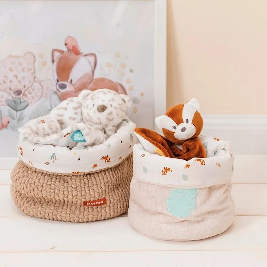 NATTOU Boris Et Jungo Mini Doudou Panda Roux 2 NATTOU Boris Et Jungo Mini Doudou Panda Roux – Image 2