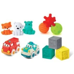 Infantino Mon Premier Coffret De Jouets Sensoriels 8 Pièces
