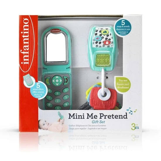 Infantino Coffret Téléphone Et Clés Mini Me 3 Infantino Coffret Téléphone Et Clés Mini Me – Image 3