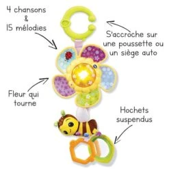 VTECH BABY Ma Tourni Fleur D'éveil