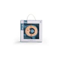 Moulin Roty Hochet Anneau De Dentition Bois Et Silicone éléphant