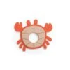 Moulin Roty Anneau De Dentition Bois Et Silicone Crabe