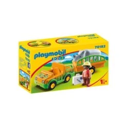 Playmobil Vétérinaire Avec Véhicule Et Rhinocéros