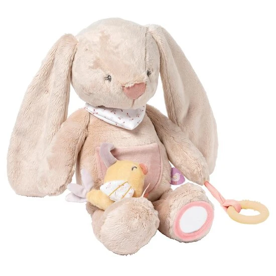 NATTOU Peluche D'activités Lapin Alice Et Pomme 1 NATTOU Peluche D'activités Lapin Alice Et Pomme