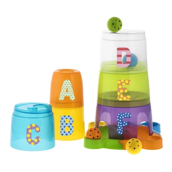 CHICCO Stack & Fun Jeu D'empilage Avec Balles 2 CHICCO Stack & Fun Jeu D'empilage Avec Balles – Image 2