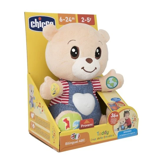 CHICCO Teddy Ourson Des Emotions Bilingue 2 CHICCO Teddy Ourson Des Emotions Bilingue – Image 2