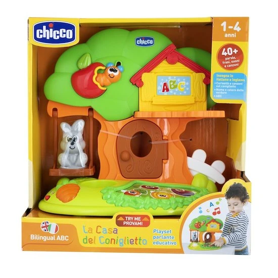 CHICCO Jeu éducatif électronique Bilingue La Maison Du Lapin 5 CHICCO Jeu éducatif électronique Bilingue La Maison Du Lapin – Image 5