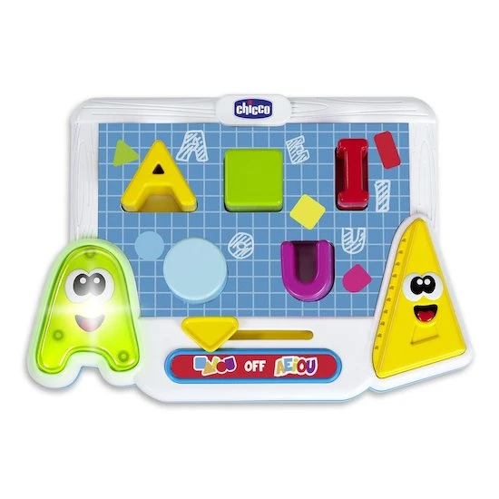 CHICCO Jouet éducatif Formes Et Premières Lettres 1 CHICCO Jouet éducatif Formes Et Premières Lettres