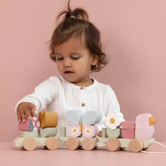 Little Dutch Train à Bloc En Bois 3 Little Dutch Train à Bloc En Bois – Image 3