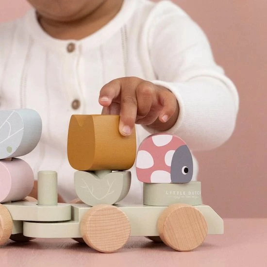 Little Dutch Train à Bloc En Bois 4 Little Dutch Train à Bloc En Bois – Image 4