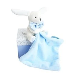 Doudou Avec Mouchoir Lapin