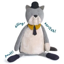 Moulin Roty Peluche Chat Géant Fernand Les Moustaches